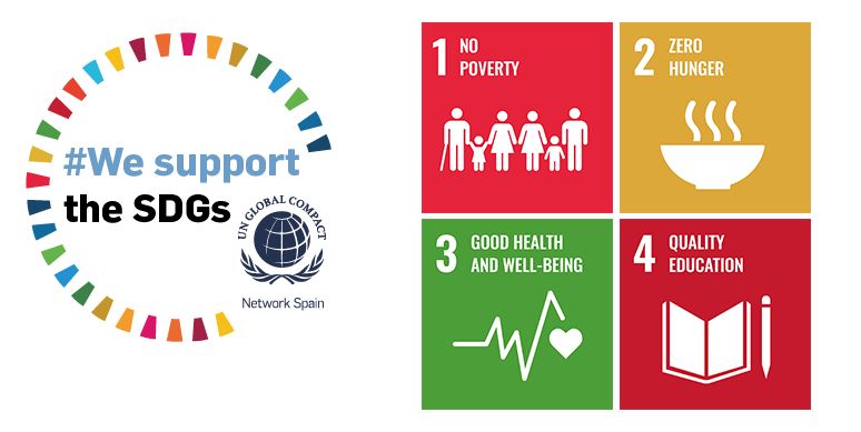 At Globalvia #wesupportSDGs! Discover our contribution to the first four Goals