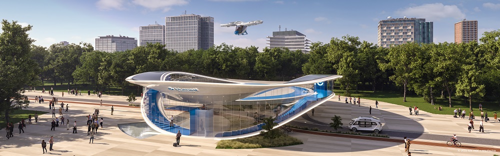 Render-Vertiport-Bluenest-powered-by-globalvia